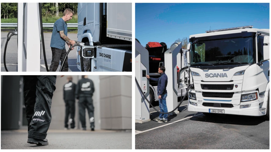 Kartläggning av laddstationer - Manpower + Traton Charging Solutions