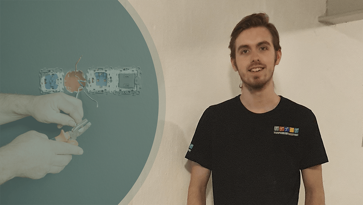 Nyfiken på att arbeta med el och tele? Lärlingen Razmus ger sina bästa tips